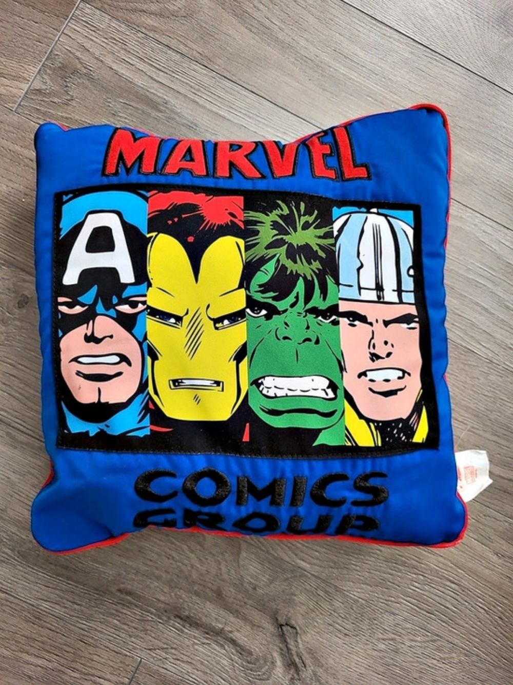 Marvel Comics Blue Accent Pillow